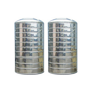 圆柱形不锈钢组合式保温水箱 太阳能家用圆柱不锈钢水塔水箱