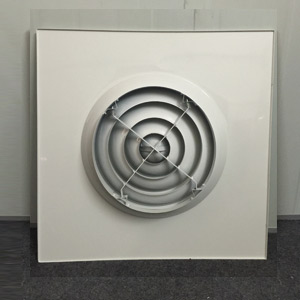 检验报告产品详情温控旋流出风口室内铝合金通风口通风设备风口可定制